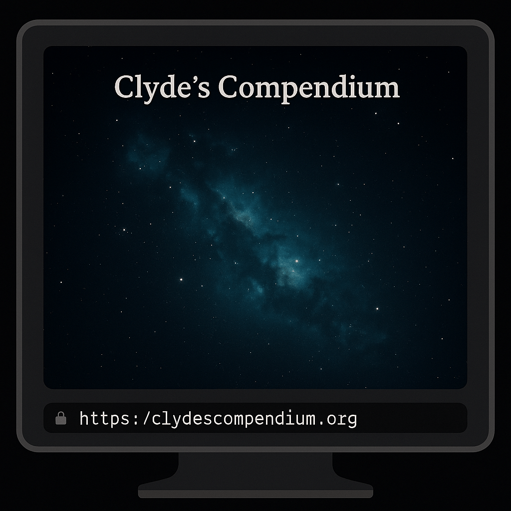 Preview of Clyde's Compendium website
