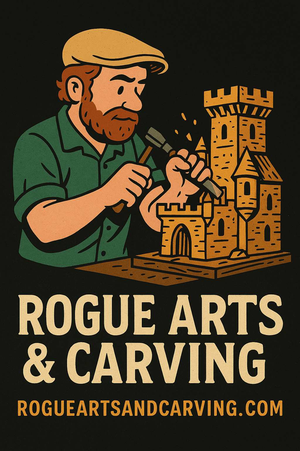 Preview of Rogue Arts & Carving website